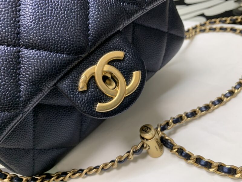 Ch@nel Flap Bag-13*19*6CM - Image 4