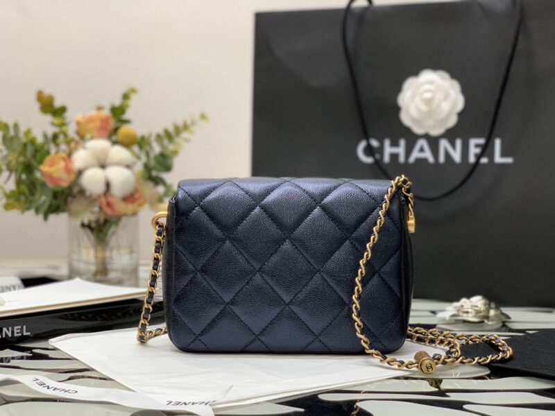 Ch@nel Flap Bag-13*19*6CM - Image 2