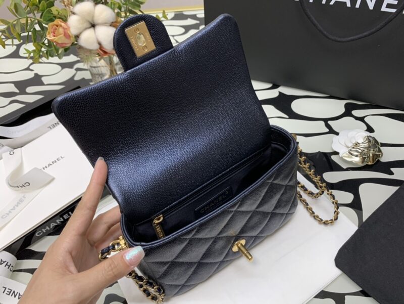 Ch@nel Flap Bag-13*19*6CM - Image 6