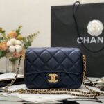 Ch@nel Flap Bag-13*19*6CM