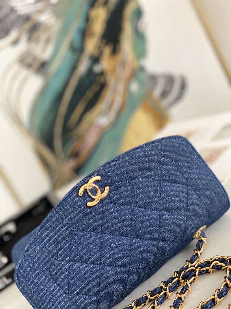 Ch@nel Flap Bag-22.5*14*7CM - Image 4