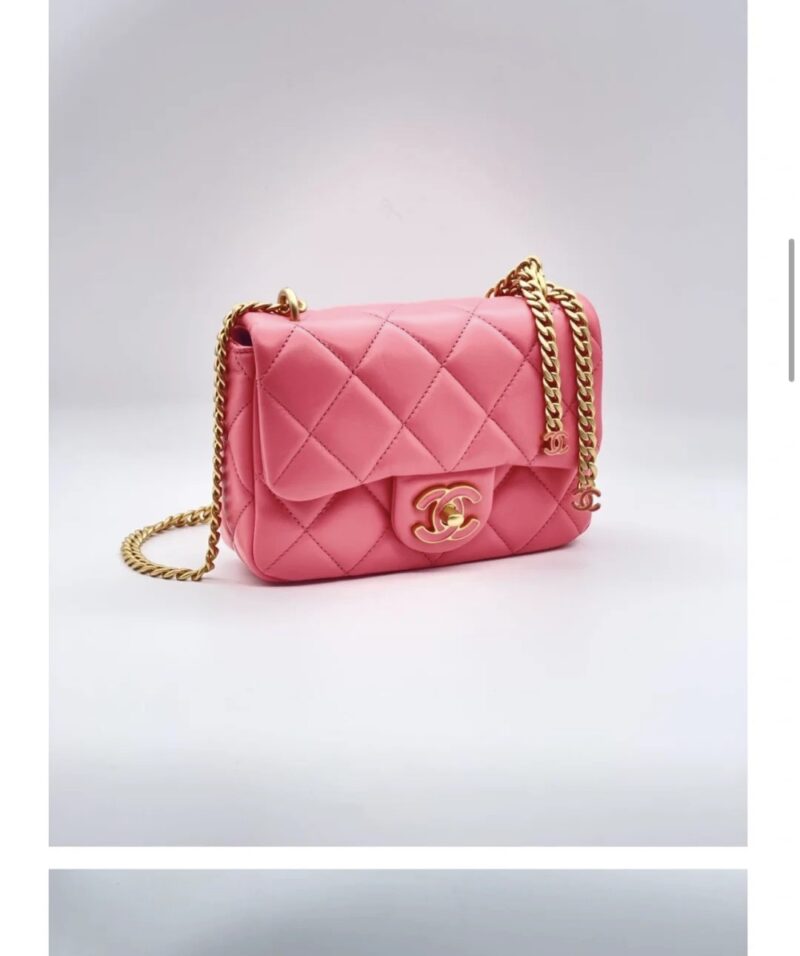 Ch@nel Flap Bag-18×12×5CM - Image 2