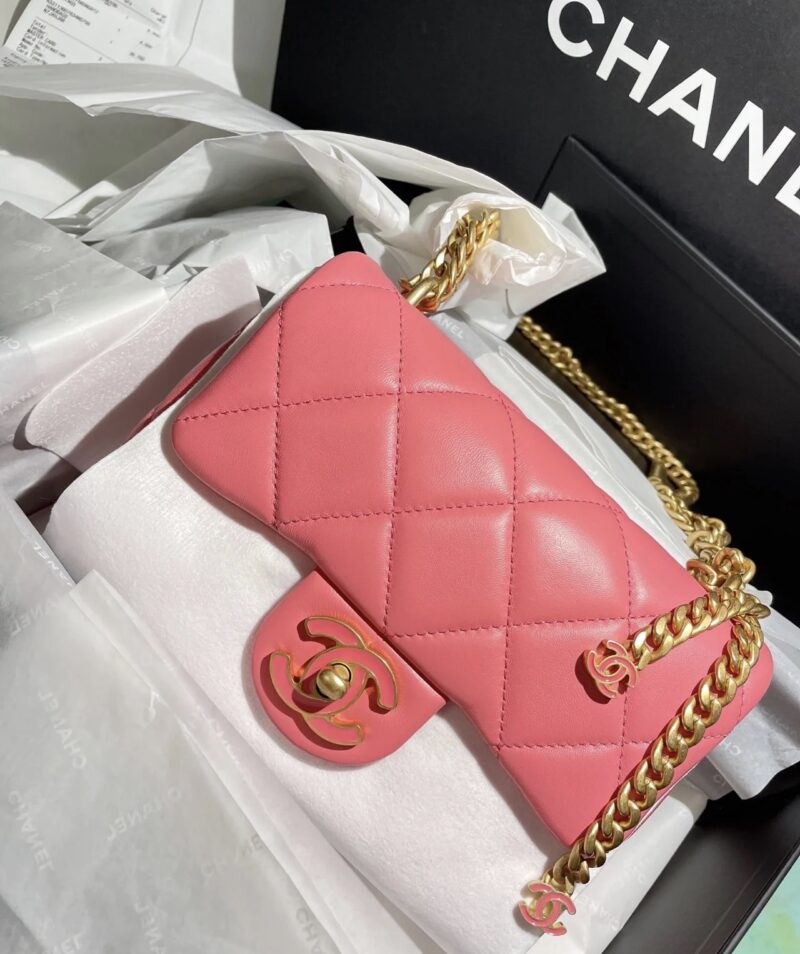 Ch@nel Flap Bag-18×12×5CM - Image 4