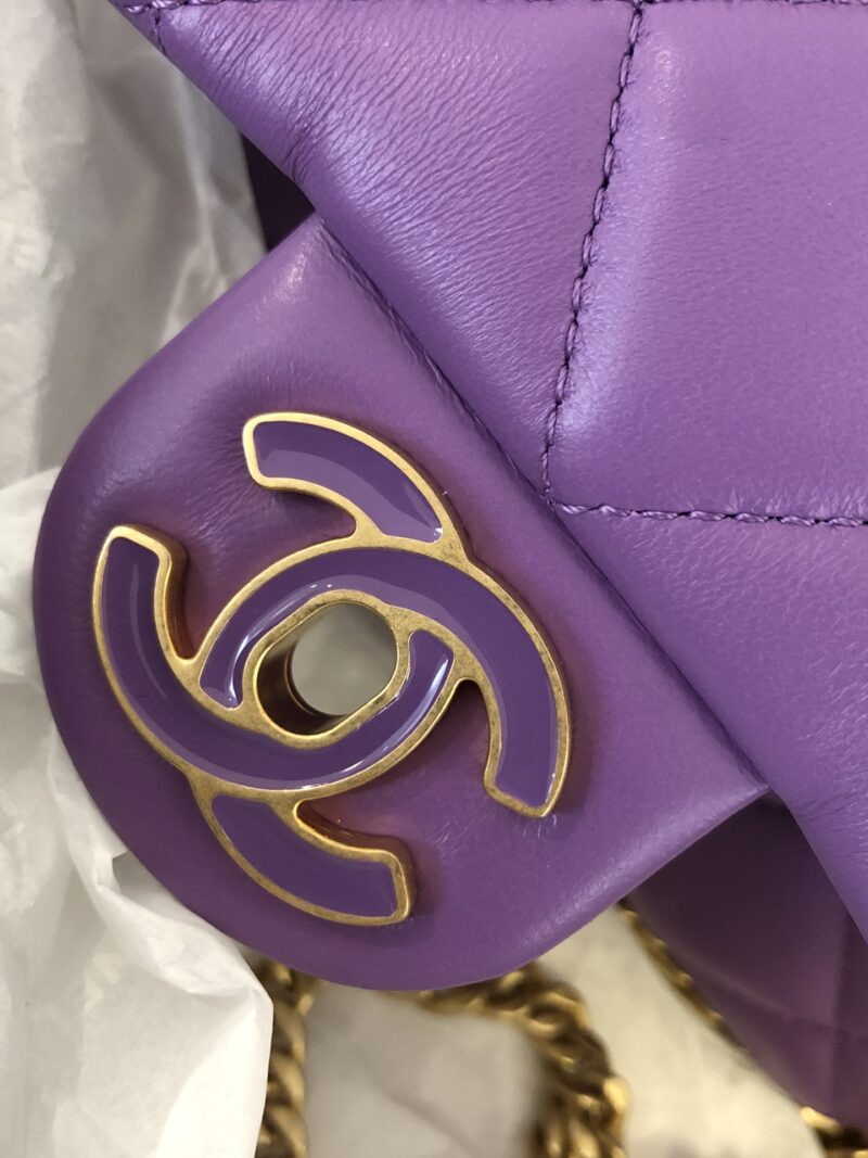 Ch@nel Flap Bag-18×12×5CM - Image 4