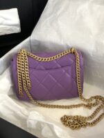 Ch@nel Flap Bag-18×12×5CM - Image 5