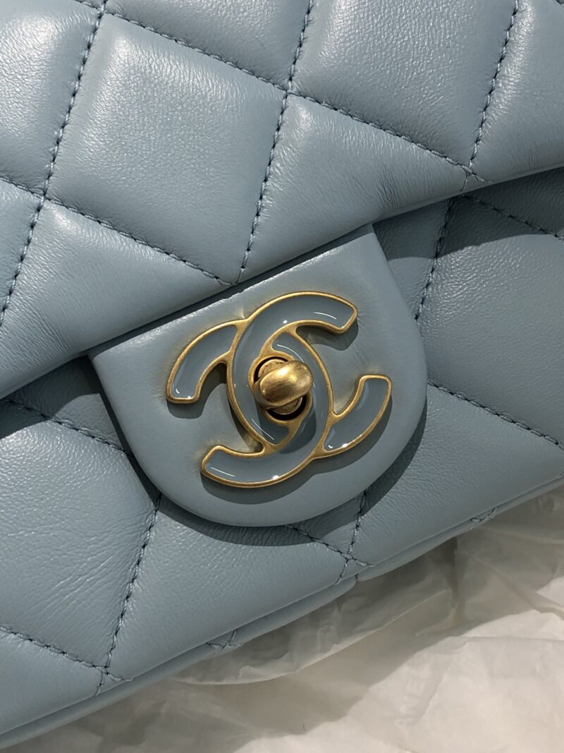 Ch@nel Flap Bag-18×12×5CM - Image 5