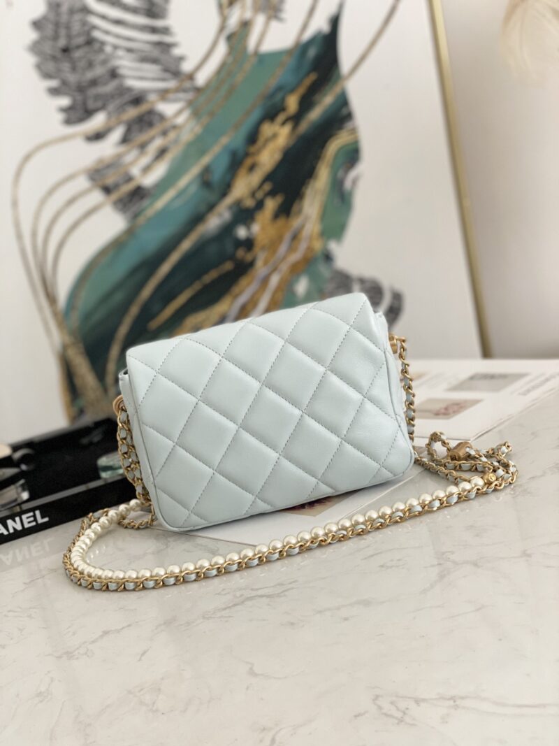 Ch@nel Flap Bag-13*19*6CM - Image 3