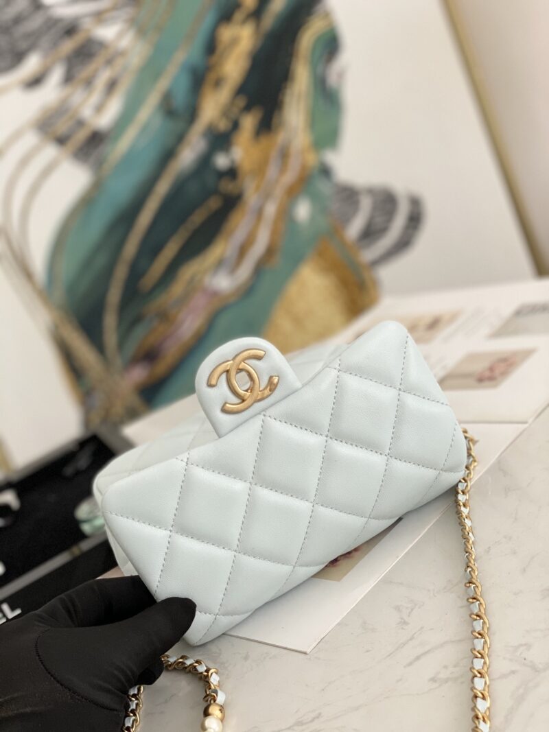 Ch@nel Flap Bag-13*19*6CM - Image 5