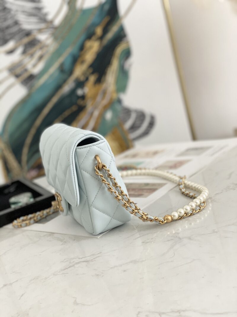 Ch@nel Flap Bag-13*19*6CM - Image 6