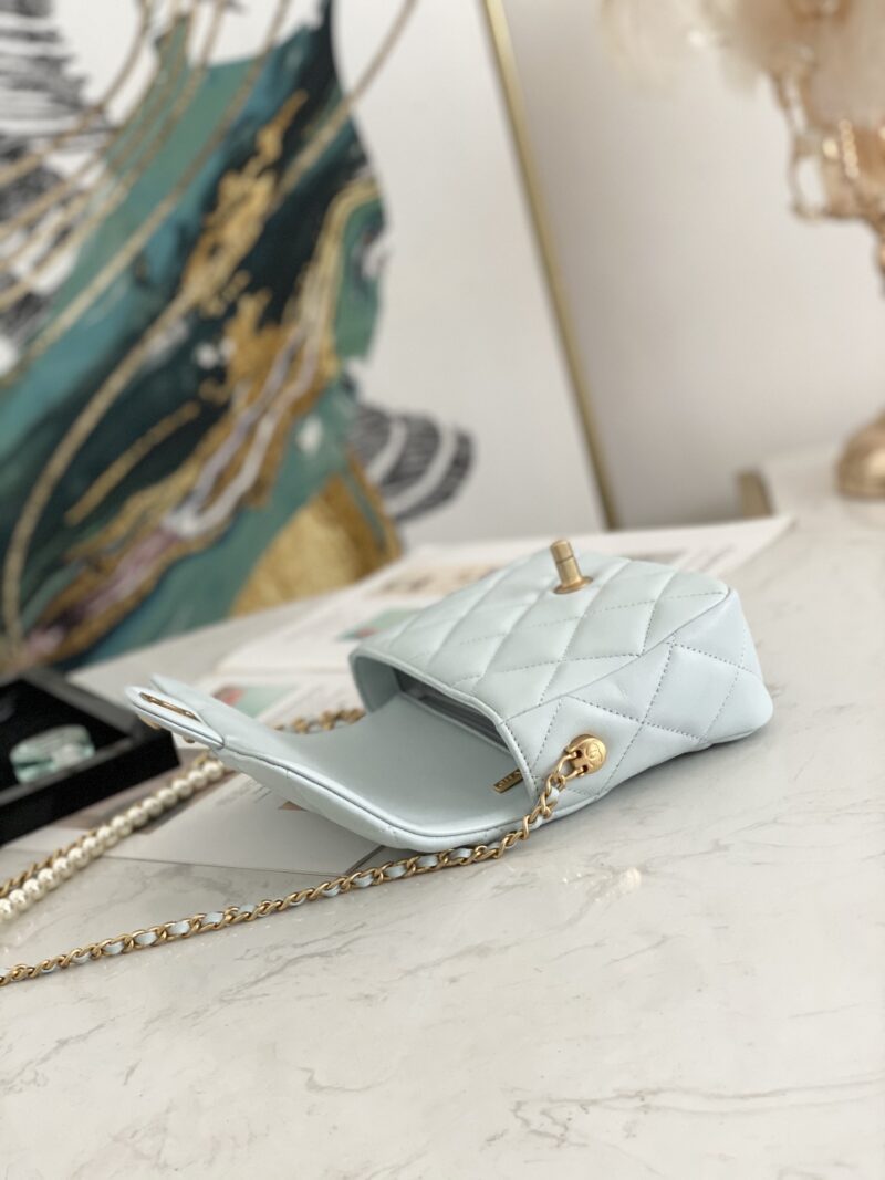 Ch@nel Flap Bag-13*19*6CM - Image 7