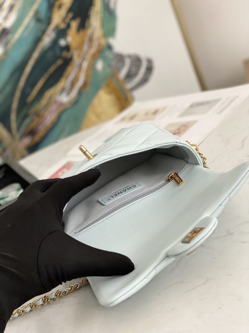 Ch@nel Flap Bag-13*19*6CM - Image 9