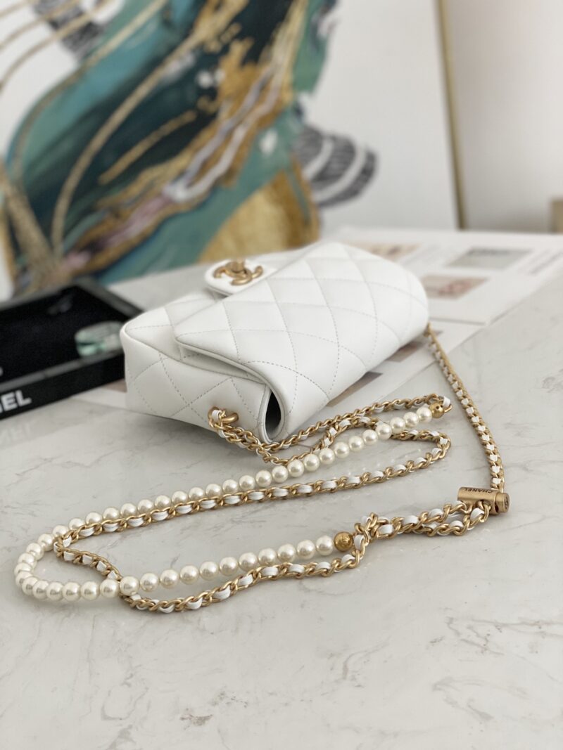 Ch@nel Flap Bag-13*19*6CM - Image 2