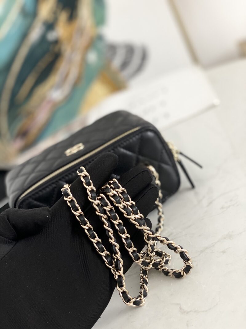 Ch@nel Cosmetic Bag-9.5*17* 8CM - Image 7