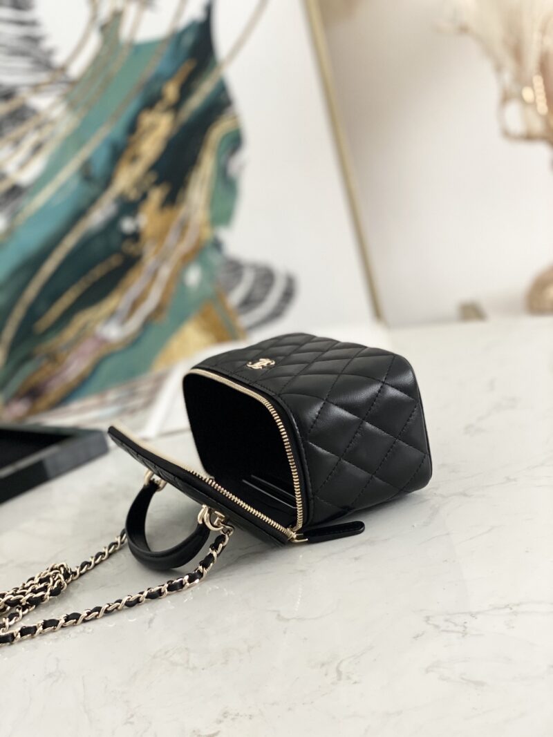 Ch@nel Cosmetic Bag-9.5*17* 8CM - Image 8