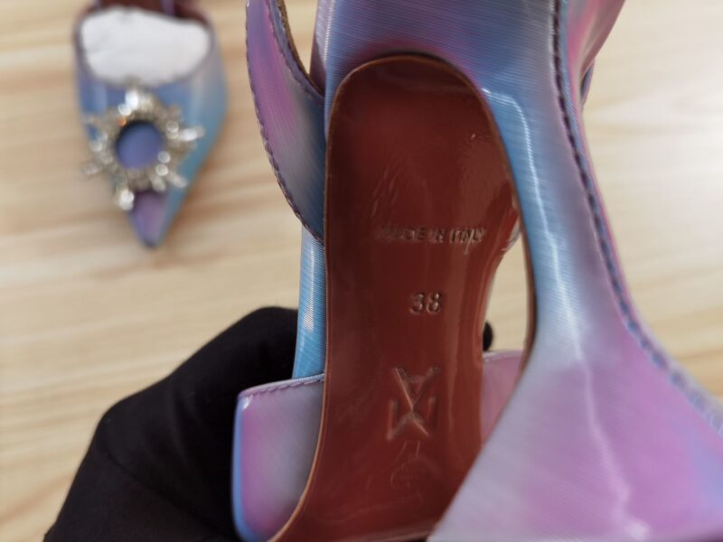 Amina Muaddi Heel-10CM - Image 6