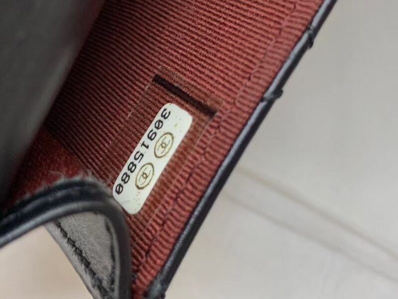 Ch@nel Quilted Pearl Crush Clutch With Chain Bag-12*9*2CM - Image 9