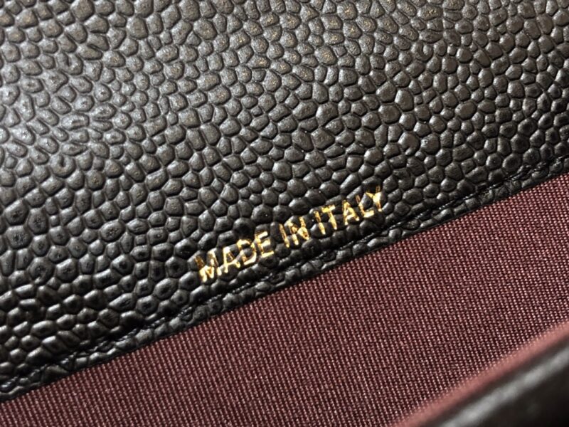 Ch@nel Wallet-Gold Harware-Caviar-11*10CM - Image 6