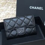 Ch@nel Wallet-Silver Harware-Lamskin-11*10CM