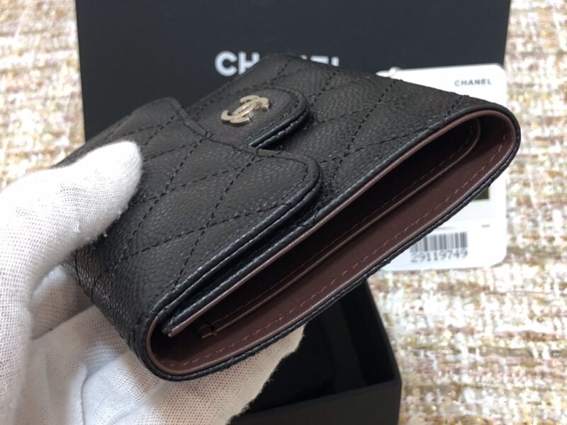 Ch@nel Wallet-Silver Harware-11*10CM - Image 2