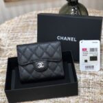 Ch@nel Wallet-Silver Harware-11*10CM