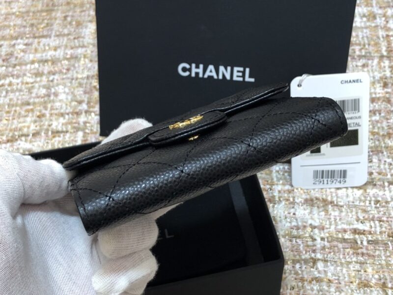 Ch@nel Wallet-Gold Harware-11*10CM - Image 5