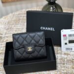 Ch@nel Wallet-Gold Harware-11*10CM