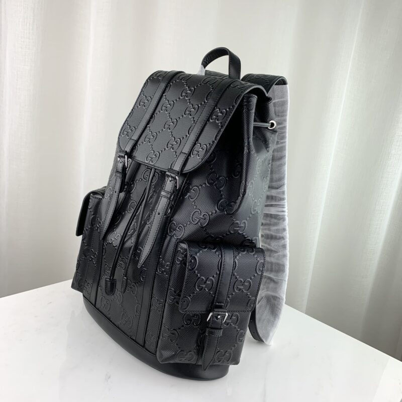 Gucci GG Embossed Backpack-34*41*12 - Image 7