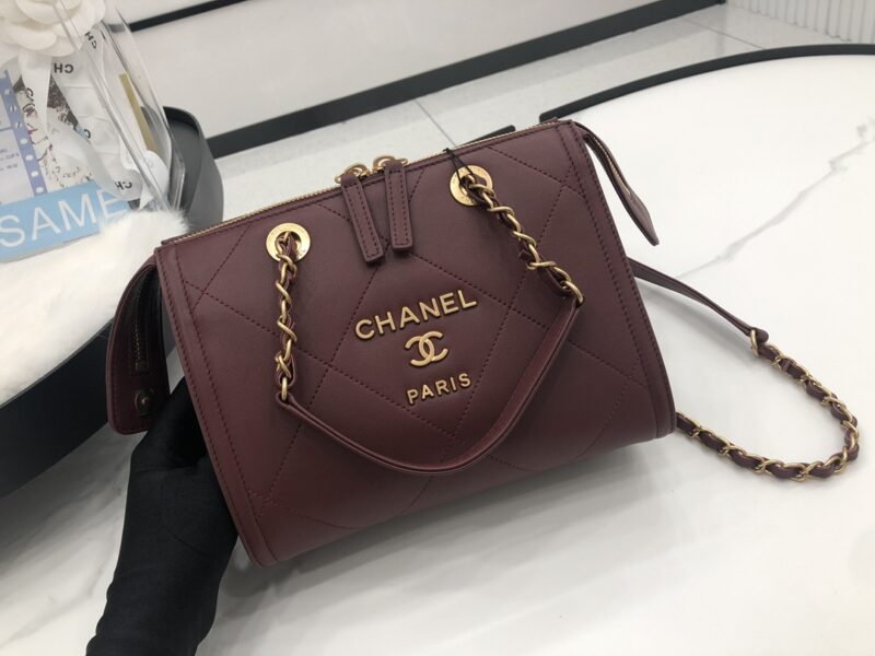 Ch@nel Boston Pillow Bag-22.5*13*18CM - Image 7