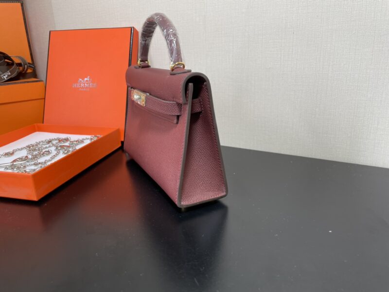Hermes Kelly-Gold&Silver Hardware-19CM - Image 19