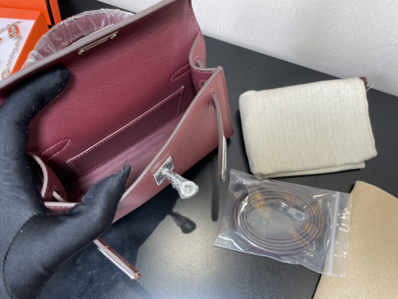 Hermes Kelly-Gold&Silver Hardware-19CM - Image 3