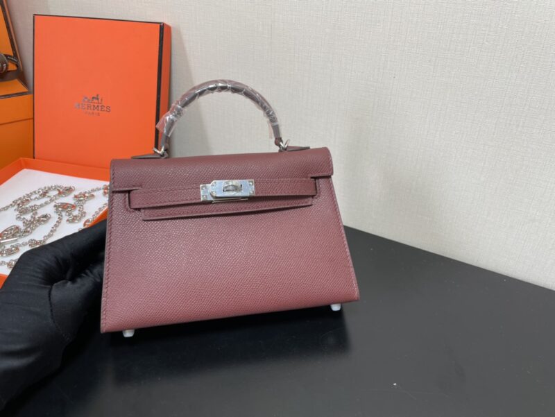 Hermes Kelly-Gold&Silver Hardware-19CM - Image 5