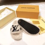 Louis Vuitton Wool Slippers - Image 3