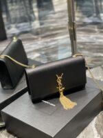 YSL Medium Kate Bags-Caviar-24*14.5*5.5CM - Image 9