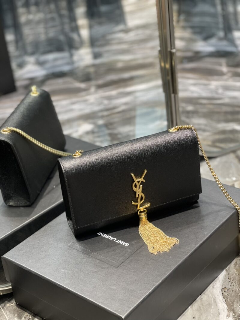 YSL Medium Kate Bags-Caviar-24*14.5*5.5CM - Image 9