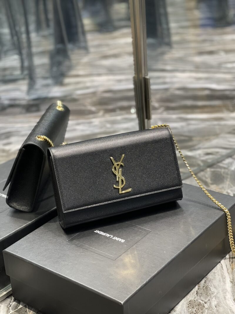 YSL Medium In Grain De Pouder Embossed Leather-24*14.5*5.5CM - Image 3