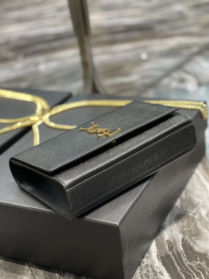 YSL Medium In Grain De Pouder Embossed Leather-24*14.5*5.5CM - Image 6