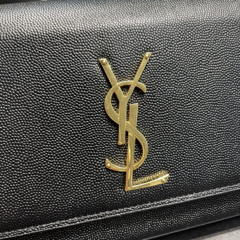 YSL Medium In Grain De Pouder Embossed Leather-24*14.5*5.5CM - Image 9