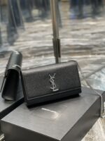 YSL Medium In Grain De Pouder Embossed Leather-24*14.5*5.5CM - Image 2