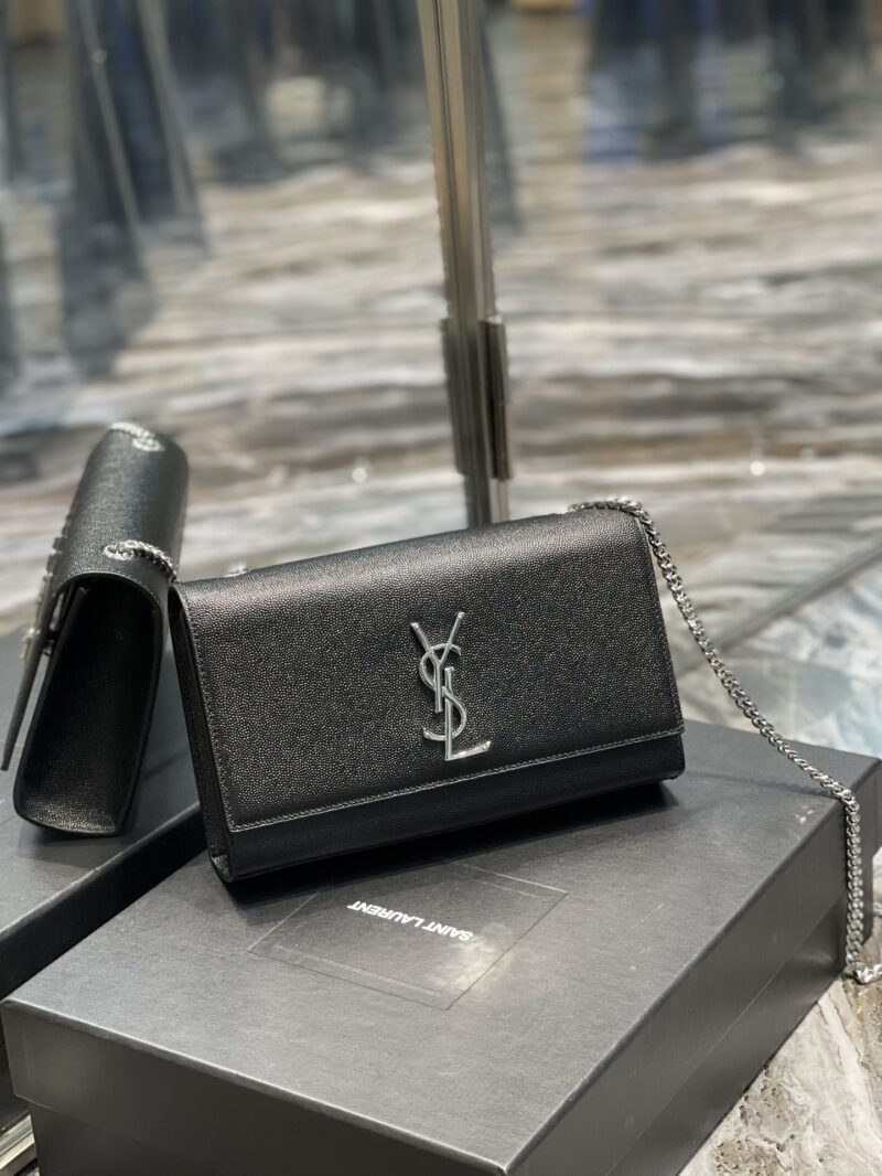 YSL Medium In Grain De Pouder Embossed Leather-24*14.5*5.5CM - Image 2
