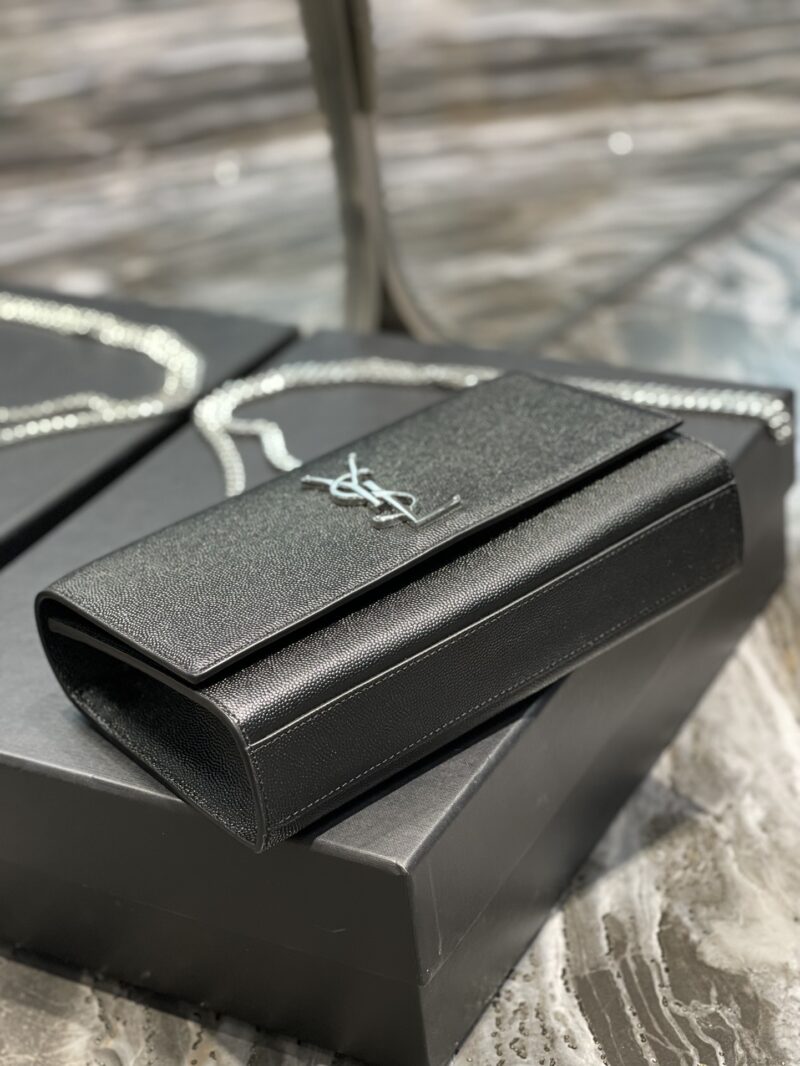 YSL Medium In Grain De Pouder Embossed Leather-24*14.5*5.5CM - Image 3