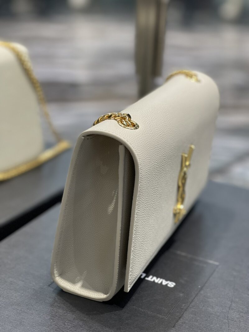 YSL Medium In Grain De Pouder Embossed Leather-24*14.5*5.5CM - Image 3