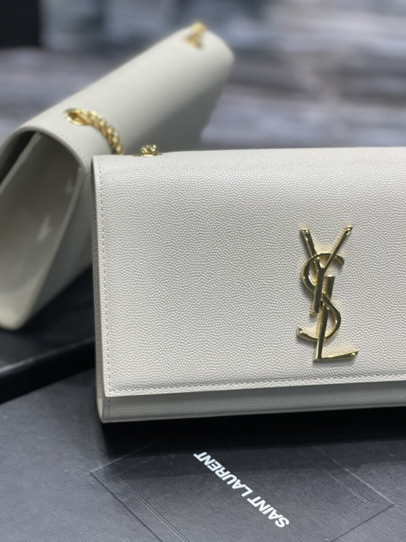 YSL Medium In Grain De Pouder Embossed Leather-24*14.5*5.5CM - Image 5