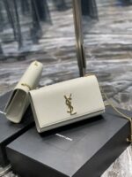 YSL Medium In Grain De Pouder Embossed Leather-24*14.5*5.5CM - Image 9