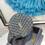 YSL Vinyle Round Bag-17*17*5.5CM