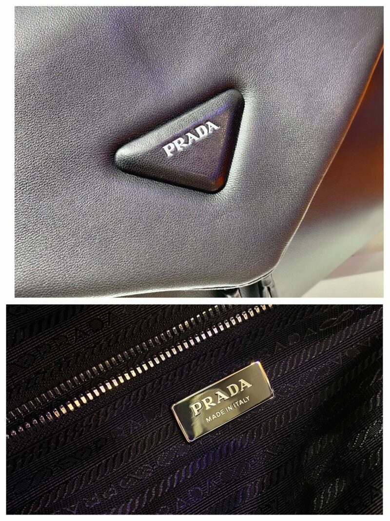 Prada Lambskin Shoulder Bag-1BC165-32*21*12CM - Image 3