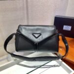 Prada Lambskin Shoulder Bag-1BC165-32*21*12CM - Image 2