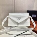Prada Lambskin Shoulder Bag-1BC165-32*21*12CM - Image 3