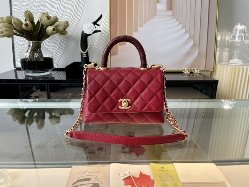 Ch@nel Coco Handlebag-13*19*9CM - Image 4