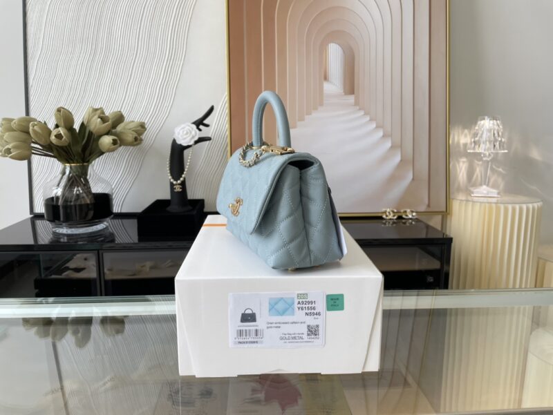 Ch@nel Coco Handlebag-13*19*9CM - Image 7