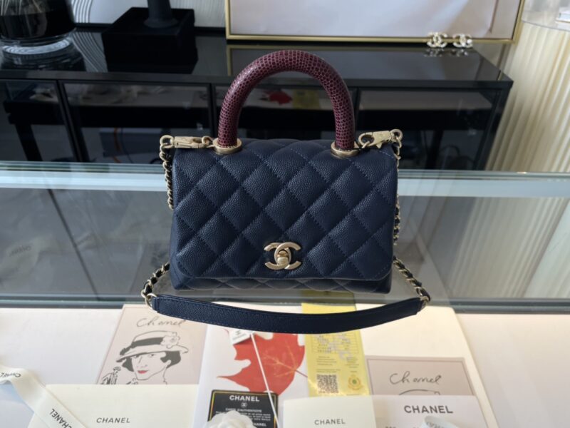 Ch@nel Coco Handlebag-13*19*9CM - Image 8